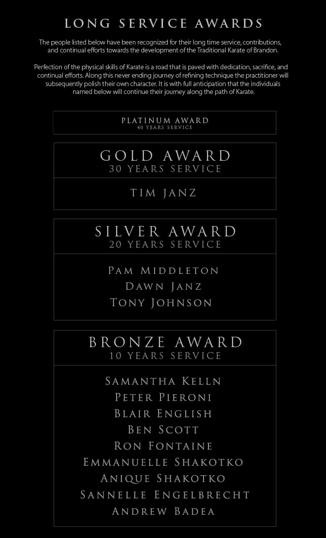 Long Service Awards